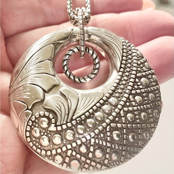 Brighton Multi Color Crystal, Silver Color, Necklace - Picture 5 of 9